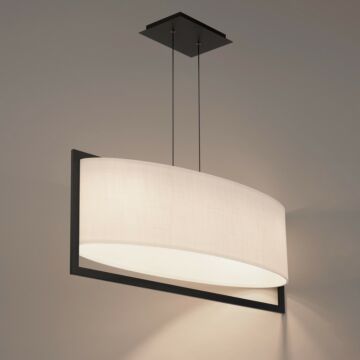 Park Avenue LED Pendant in Black by W.A.C. Lighting