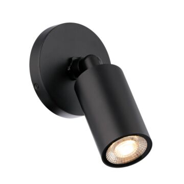 Cylinder LED Wall Sconce in Black by W.A.C. Lighting