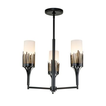 Sawgrass 3-Light Chandelier in Matte Black