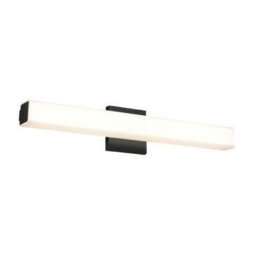1-Light LED Bathroom Vanity Light in Black
