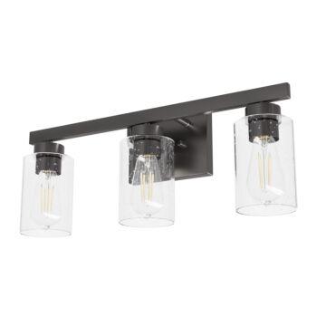 Hunter Hartland 3-Light Bathroom Vanity Light in Noble Bronze