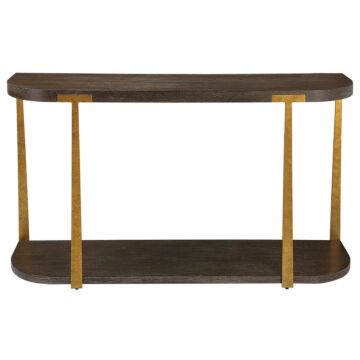 Palisade Console Table in Antique Gold by Uttermost