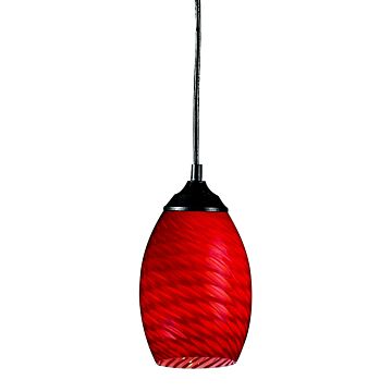 Z-Lite Jazz 1-Light Mini Pendant Light In Sand Black