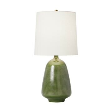 Ornella One Light Table Lamp in Green by Visual Comfort Studio