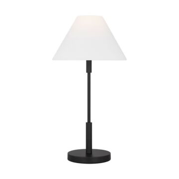 Porteau One Light Table Lamp in Midnight Black by Visual Comfort Studio