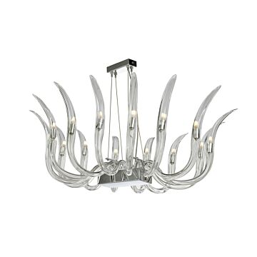 Cisne  Pendant in Polished Nickel by Metropolitan