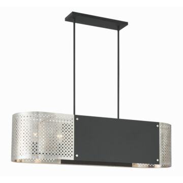 Noho  Island Pendant in Brushed Nickel  Sand Coal by George Kovacs