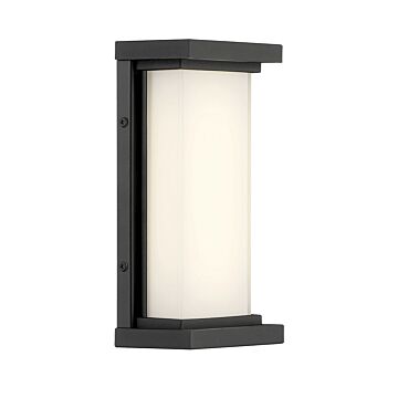 Caption LED Outdoor Wall Mount in Sand Coal by George Kovacs