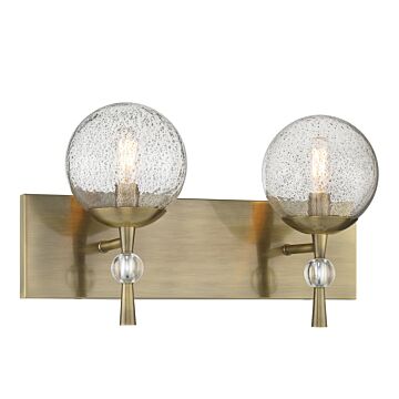 Populuxe  Bathroom Vanity Light in Oxidized Aged Brass by Minka-Lavery