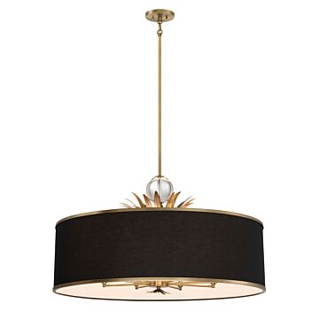Caprio  Pendant in Natural Brushed Brass by Minka-Lavery