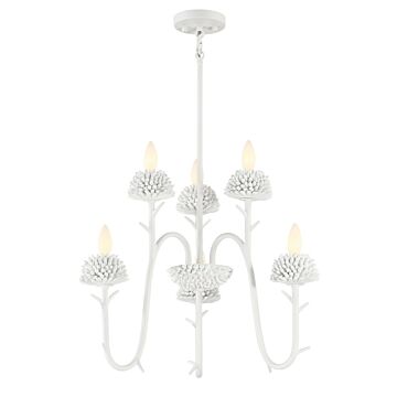 North Fork  Pendant in Sand White by Minka-Lavery