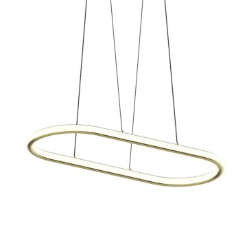 Luna Pendant in Brass Finish by Sonneman
