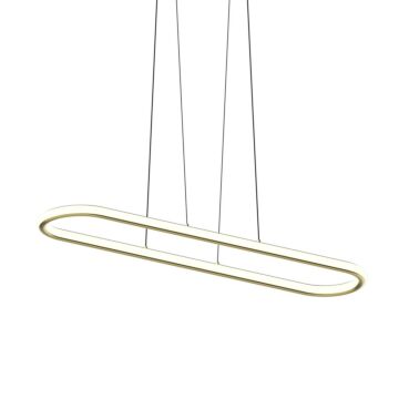 Luna Pendant in Brass Finish by Sonneman