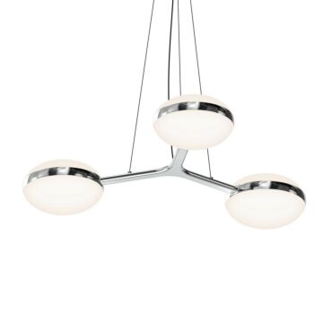 Pillows Pendant in Polished Chrome by Sonneman