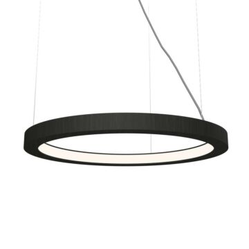 Frame LED Pendant in Charcoal