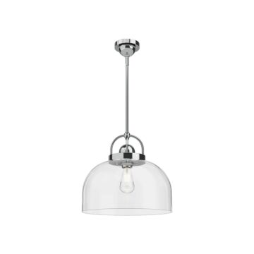 Lancaster One Light Pendant in Chrome by Alora