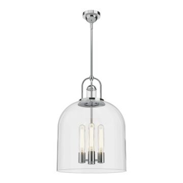 Lancaster Four Light Pendant in Chrome by Alora