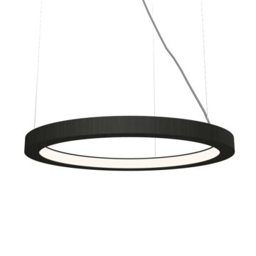 Frame LED Pendant in Charcoal