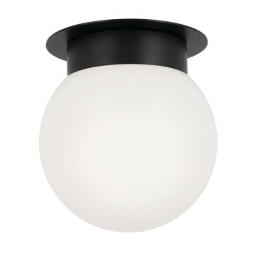 Albers One Light Flush Mount in Black by Kichler