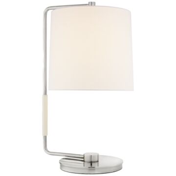 Swing  Table Lamp in Soft Silver by Visual Comfort Signature