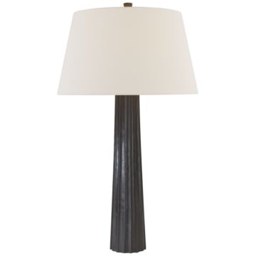 Fluted Spire  Table Lamp in Aged Iron by Visual Comfort Signature