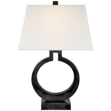 Ring  Table Lamp in Bronze by Visual Comfort Signature