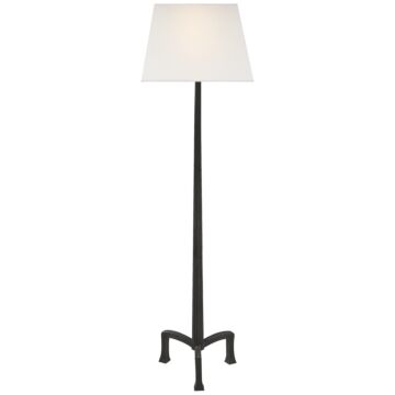 Strie  Floor Lamp in Aged Iron by Visual Comfort Signature