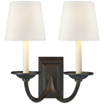 Flemish  Wall Sconce in Aged Iron by Visual Comfort Signature