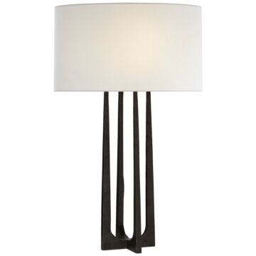 Scala  Table Lamp in Aged Iron by Visual Comfort Signature