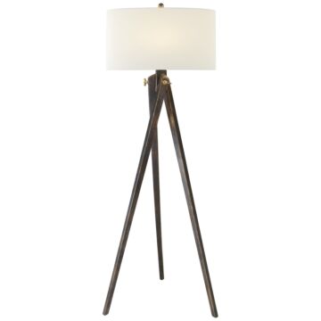 Tripod  Floor Lamp in Tudor Brown Stain by Visual Comfort Signature