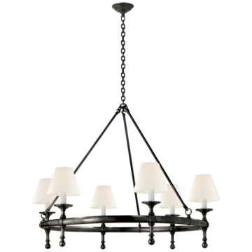 Classic  Chandelier in Bronze by Visual Comfort Signature