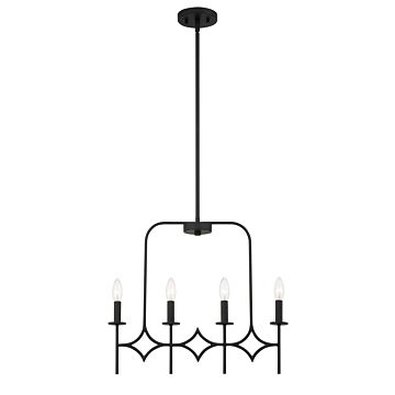 Muncie  Island Pendant in Coal by Minka-Lavery