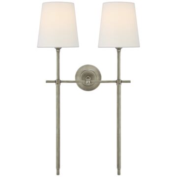 Bryant  Wall Sconce in Antique Nickel by Visual Comfort Signature