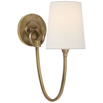 Reed  Wall Sconce in Hand-Rubbed Antique Brass by Visual Comfort Signature