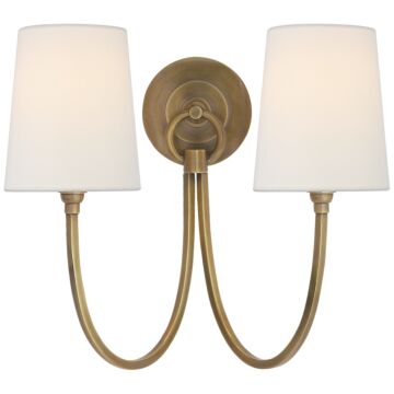 Reed  Wall Sconce in Hand-Rubbed Antique Brass by Visual Comfort Signature