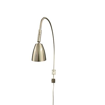 Arch LED Picture Light in Satin Nickel by House of Troy