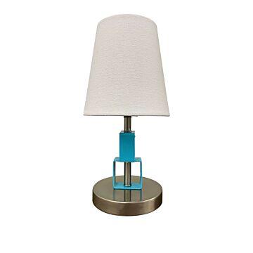 Bryson LED Accent Lamp in Satin Nickel Azure by House of Troy