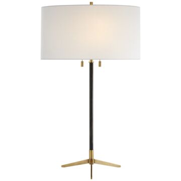 Caron  Table Lamp in Bronzeith Antique Brass by Visual Comfort Signature