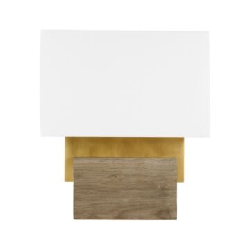 Slab LED Table Lamp in Natural Brass by Visual Comfort Modern