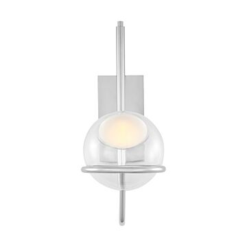 Crosby LED Wall Sconce in Polished Nickel by Visual Comfort Modern