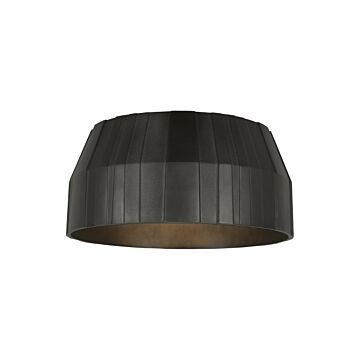 Bling LED Flushmount in Plated Dark Bronze by Visual Comfort Modern