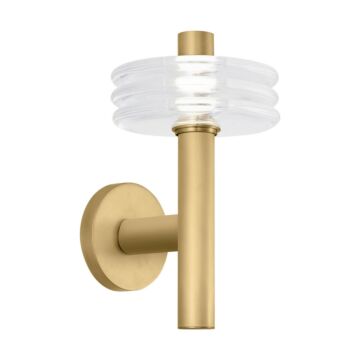 Laurel LED Wall Sconce in Natural Brass by Visual Comfort Modern