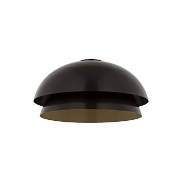 Shanti LED Flushmount in Dark Bronze by Visual Comfort Modern
