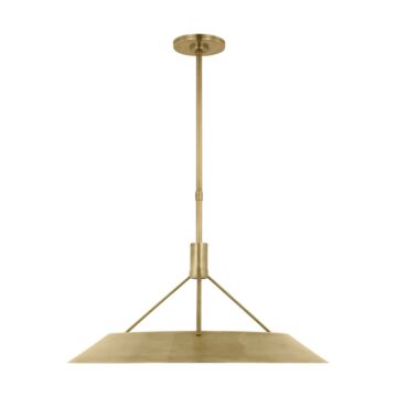 Sospeso LED Pendant in Natural Brass by Visual Comfort Modern