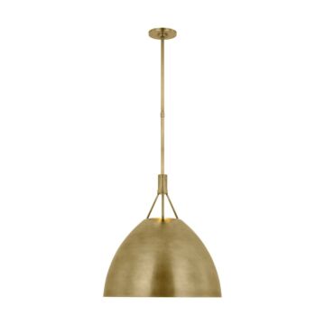 Sospeso LED Pendant in Natural Brass by Visual Comfort Modern