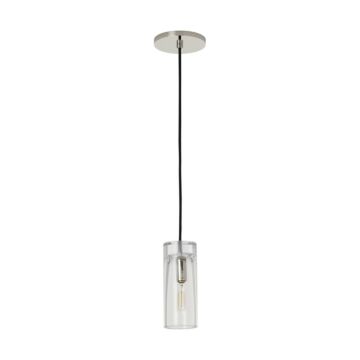 Horizon LED Pendant in Polished Nickel by Visual Comfort Modern