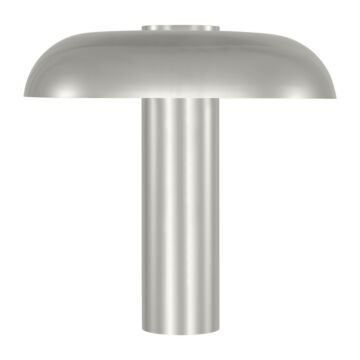 Louver LED Table Lamp in Polished Nickel by Visual Comfort Modern