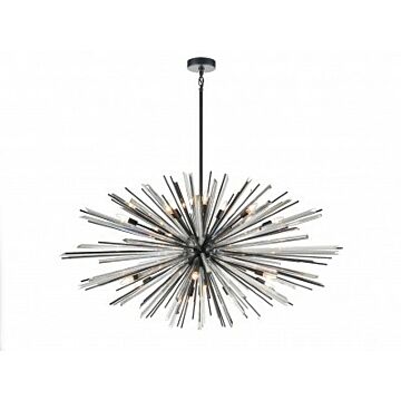 Palisades Ave  Chandelier in Black by Avenue Lighting