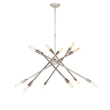 Cobra  Chandelier in Polished Nickel by Regina Andrew Detroit
