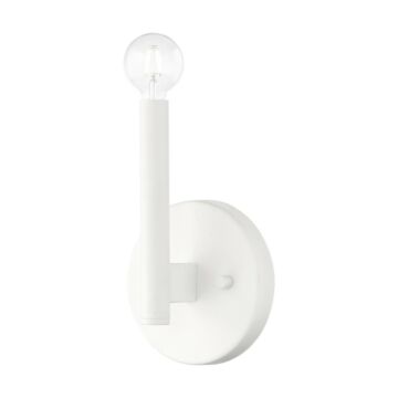 Copenhagen 1-Light Wall Sconce in White